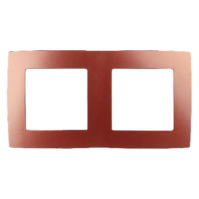 12-5002-24 ЭРА Рамка на 2 поста, Эра12, охра (10/100/2500)