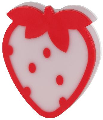 Ночник - светильник светодиодный ЭРА NN-627-LS-R в розетку с датчиком освещенности красный