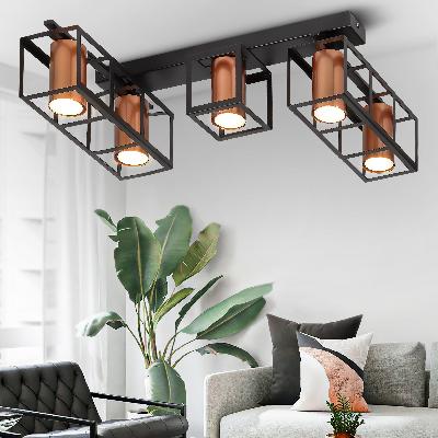 Светильник потолочный Rivoli Raffaela 5082-305 5 * GU10 25 Вт накладной для натяжных потолков лофт - кантри