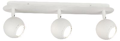 Светильник настенно-потолочный спот ЭРА OL36-3 WH MR16 GU10 IP20 белый