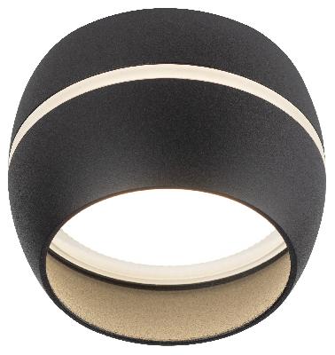 Светильник настенно-потолочный спот ЭРА OL29 BK GX53, черный