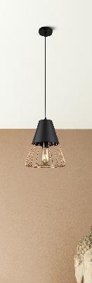 Светильник подвесной (подвес) Rivoli Kasimira 5050-201 1 х E27 60 Вт лофт - кантри