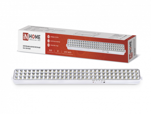 Светильник сд ав СБА 1098-90DC 90 LED 2.2Ah lithium battery DC IN HOME