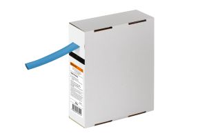 Термоусаживаемая трубка ТУТнг 12/6 синяя в коробке (10 м/упак) TDM