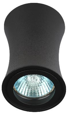 Светильник настенно-потолочный спот ЭРА OL19 BK MR16/GU10, черный