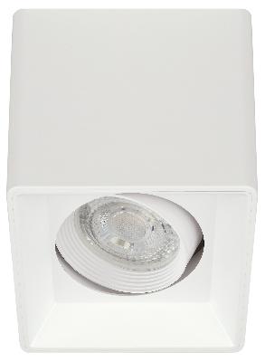 Светильник настенно-потолочный спот ЭРА OL24-1 WH MR16/GU5.3, белый, поворотный