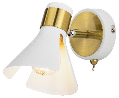 Светильник настенно-потолочный спот Rivoli Maira 7054-701 1 х Е14 40 Вт поворотный с выключателем