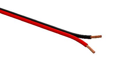 Акустический кабель ЭРА 2х0,35 мм2 красно-черный, 20 м