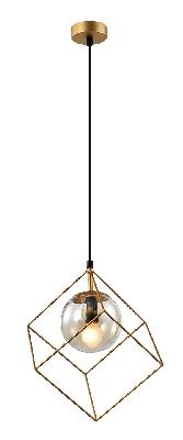 Светильник подвесной (подвес) Rivoli Moon 5145-310 1 х Е14 40 Вт золото лофт - кантри потолочный