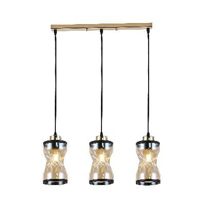 Светильник подвесной (подвес) Rivoli Monique 9105-203 3 * Е27 60 Вт модерн потолочный