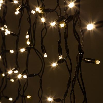 Гирлянда ЭРА ERAPS-NK3 светодиодная новогодняя нить 3 м тёплый свет 100 LED