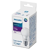 Лампочка светодиодная Philips Ecohome LED A60 9Вт 4000К Е27/E27 груша матовая, нейтральный белый свет