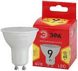 Лампочка светодиодная ЭРА RED LINE ECO LED MR16-9W-827-GU10 GU10 9Вт софит теплый белый свет