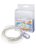 Гирлянда светодиодная "Роса20" 20LED, 2м, 3000К, 2хCR2032 , TDM
