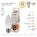 Лампочка светодиодная ЭРА STD LED B35-11W-827-E27 E27 / Е27 11Вт свеча теплый белый свет