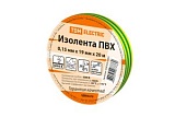 Изолента ПВХ 0,15х19мм Желто-Зеленая 20метров TDM