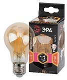 Лампочка светодиодная ЭРА F-LED A60-13W-827-E27 gold Е27 / Е27 13Вт филамент груша золотистая теплый белый свет