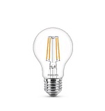 Лампочка светодиодная Philips LEDClassic A60 6Вт 6500К Е27 / E27 филаментная груша прозрачная холодный дневной свет