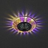 DK LD4 TEA/WH+PU Светильник ЭРА декор cо светодиодной подсветкой( белый+фиолетовый), чай (50/1400)