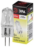 Лампочка галогенная ЭРА G4-JCD-40W-230V-CL G4 40Вт капсула теплый белый свет