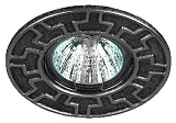 ST5 CH/BK Светильник ЭРА штампованный MR16,12V/220V, 50W черный/хром (100/2800)