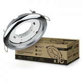 Светильник встраиваемый GX53R-standard RC-10PACK металл под GX53 230В хром (10 шт./упак.) IN HOME