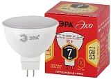 Лампочка светодиодная ЭРА RED LINE ECO LED MR16-7W-827-GU5.3 7 Вт софит теплый белый свет