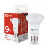 Лампа сд LED-R63-VC 9Вт 230В Е27 4000К 810Лм IN HOME