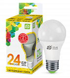 Лампа сд LED-A65-std 24Вт 230В Е27 3000К 2160Лм ASD