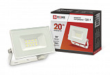 Прожектор сд СДО-7 20Вт 230В 6500К IP65 белый IN HOME
