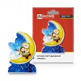 Ночник сд NLA 11-B МИШКА с выкл 230В IN HOME