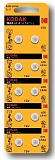 Батарейки Kodak AG13 (357) LR1154, LR44 [KAG13-10] MAX Button Cell (100/1000/70000)