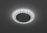 DK LD22 SL/WH Светильник ЭРА декор cо светодиодной подсветкой Gx53, прозрачный (50/800)