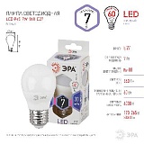 Лампочка светодиодная ЭРА STD LED P45-7W-860-E27 E27 / Е27 7Вт шар холодный дневной свет