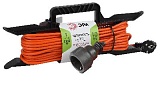 Удлинитель силовой ЭРА UFx-1e-3x0.75-10m на рамке c заземлением 1 розетка 10м ПВС 3x0.75мм2