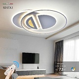 Светильник потолочный светодиодный Rivoli Marta 6056-109 с пультом 144 Вт 4000К - 6000К LED модерн