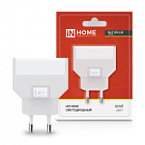 Ночник сд NLE 09-LW белый с выкл 230В IN HOME