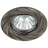KL62 SB Светильник ЭРА литой MR16,12V/220V, 50W бронза (100/2400)