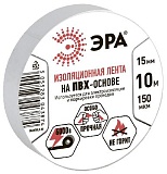 ЭРА ПВХ-изолента 15мм*10м белая (10/500/16000)