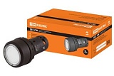 Кнопка SB7-CW3161 с возвратом, 1НО, d22 мм, с подсветкой 24 В LED, белая, IP54 TDM