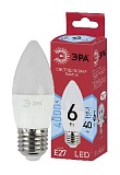 Лампочка светодиодная ЭРА RED LINE ECO LED B35-6W-840-E27 E27 / Е27 6Вт свеча нейтральный белый свет