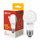 Лампа сд LED-A60-VC 15Вт 230В Е27 3000К 1430Лм IN HOME