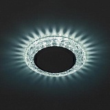 DK LD24 BL/WH Светильник ЭРА декор cо светодиодной подсветкой Gx53, голубой (50/800)