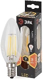 Лампочка светодиодная ЭРА F-LED B35-7W-827-E14 Е14 / Е14 7Вт филамент свеча теплый белый свет