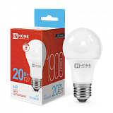 Лампа сд LED-A60-VC 20Вт 230В Е27 6500К 1900Лм IN HOME