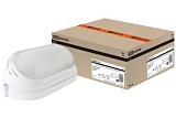 Светильник НПБ1407 белый/овал ресничка 60Вт IP54 TDM