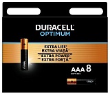 Батарейки Duracell 5014070 ААА алкалиновые 1,5v 8 шт. LR03-8BL Optimum