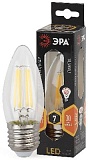 Лампочка светодиодная ЭРА F-LED B35-7W-827-E27 Е27 / Е27 7Вт филамент свеча теплый белый свет