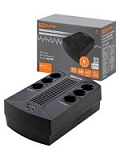 Источник бесперебойного питания ИБП 850 ВА 6 розеток +2USB TDM
