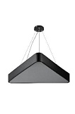 Светильник светодиодный Geometria ЭРА Delta SPO-152-B-40K-048 48Вт 4000К 3500Лм IP40 800*800*80 черный подвесной
